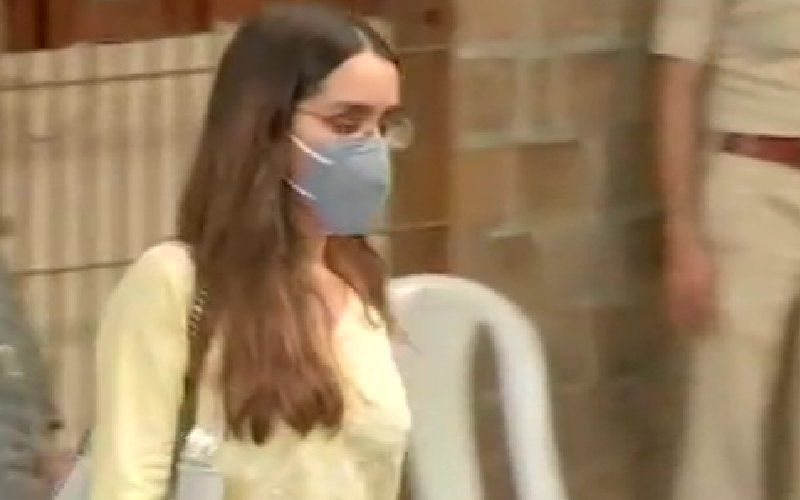 After Sara Ali Khan, Shraddha Kapoor Leaves NCB Office Post Almost Five Hours Of Questioning Session- Visuals Here