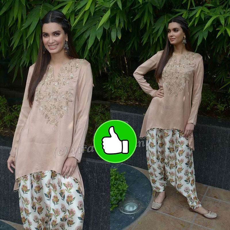 Diana Penty Snapped At The Promotion Of Happy Phirr Bhag Jayegi