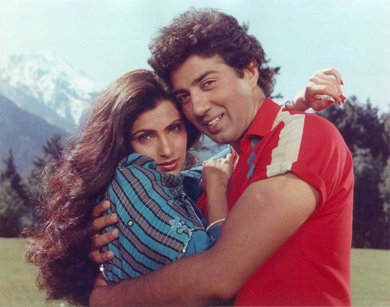 Dimple Kapadia With Sunny Deol