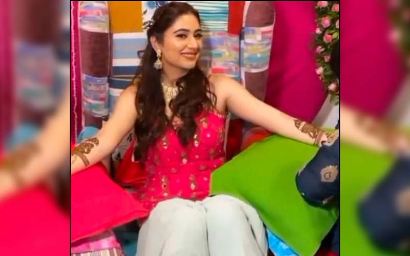 Rahul Vaidya-Disha Parmar Wedding: Bride-To-Be Looks Pretty In Pink At Her Mehendi Ceremony -Check Out Her VIDEOS