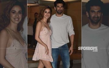 Disha Patani At Aditya Roy Kapur's Residence Last Night; Boy, They Look GOOD Together - PICS