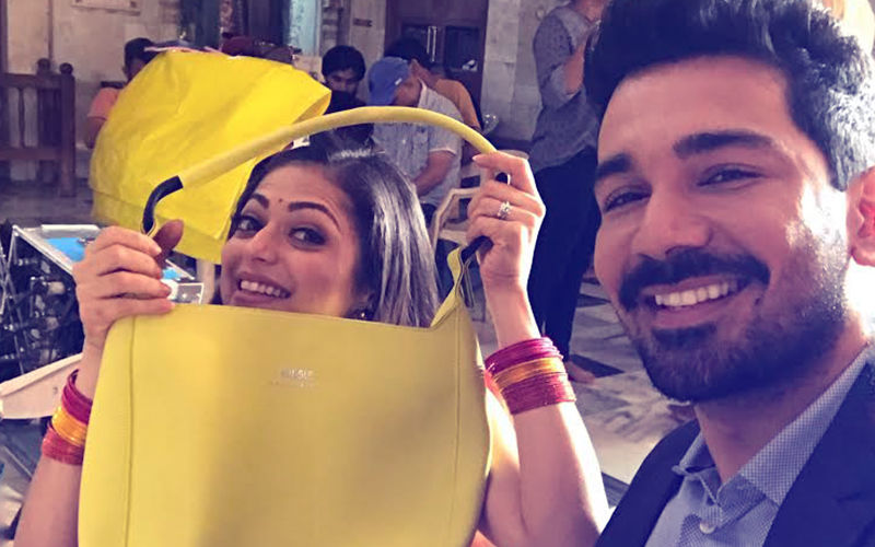 Drashti Dhami’s Designer Bag Gets Ruined, Abhinav Shukla Comes To Her Rescue