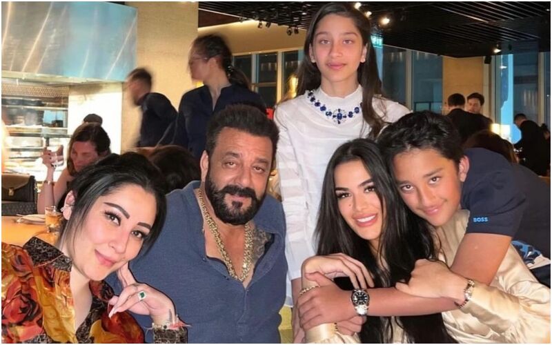 Sanjay Dutt’s Vacation Photos With Wife Maanayata Dutt And Kids Go Viral! Netizens Point Out Son Shahraan Dutt's Resemblance With The Actor