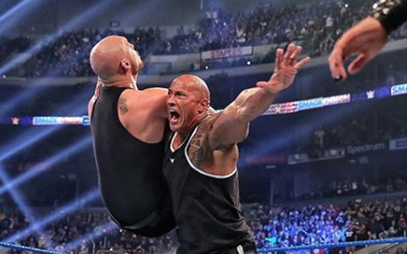 Dwayne The Rock Johnson Thanks Baron Corbin For Letting Him Pull Rock Crash On Him; Asks Corbin To Be A 'Bad MF’er'