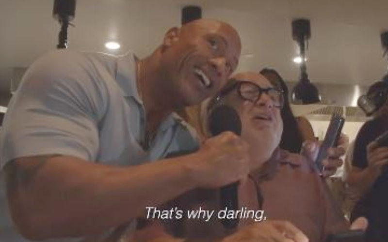 Dwayne The Rock Johnson Gatecrashes A Wedding With Danny DeVito, Sings 'Unforgettable' For The Bride