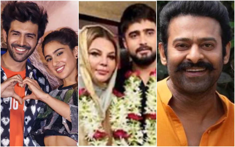 Entertainment News Round-Up: Sara Ali Khan-Kartik Aaryan DATING Again?, Rakhi Sawant CONFRONTS Estranged Hubby Adil Durrani About Her STOLEN Rs 1.50 Crores, Prabhas Is Getting ENGAGED To Kriti Sanon Next Week In Maldives?-REPORTS