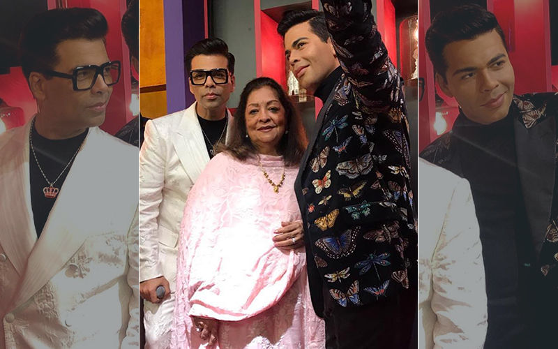 Karan Johar Unveils Wax Statue At Madame Tussauds Singapore With Mom By His Side