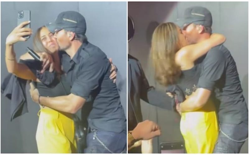 OMG! Enrique Iglesias Shares An Intense LIPLOCK Moment With Fan At Las Vegas; Singer Shares STEAMY Kiss Video On Instagram-WATCH!