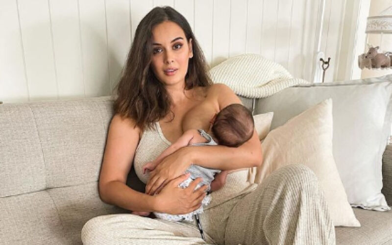 Evelyn Sharma Mercilessly TROLLED For Sharing A PIC Of Breastfeeding Her Daughter Ava; Netizen Says, ‘Yeh Koi Khule Aam Karne ki Cheeze Hai’