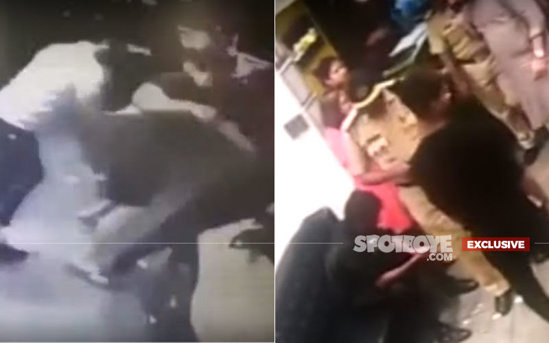 Exclusive CCTV Footage Showing How The Ugly Fight Unfolded Between TV Actor Abhimanyu Chaudhary And The Salon Staff