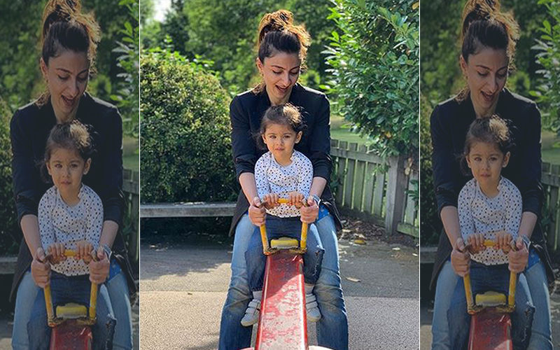 Inaaya Naumi Kemmu's Joyride With Mommy Soha Ali Khan Is Too Cute For Words