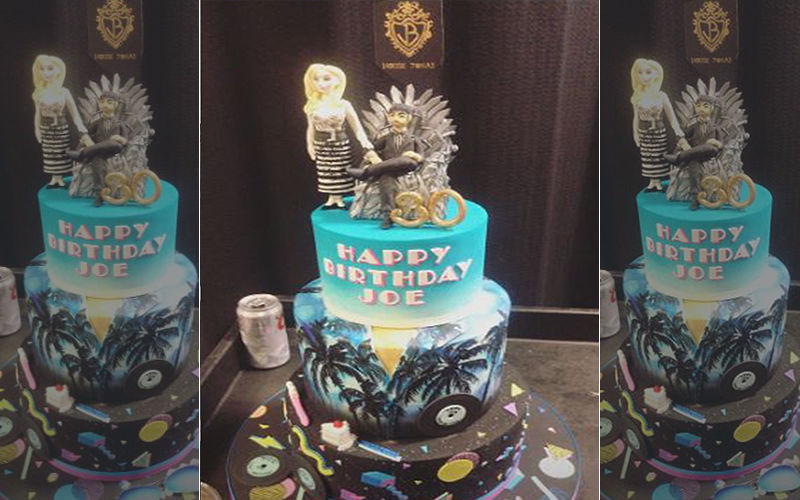 Joe Jonas' Birthday Cake Has A Game Of Thrones Connect And It Has Sophie Turner Placed On It