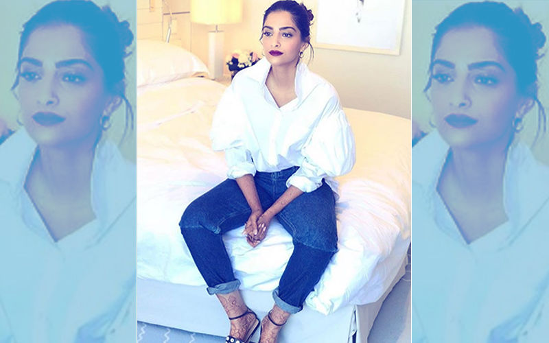Cannes 2018: Missing Hubby? Sonam Kapoor Wears A Shirt By Anand Ahuja’s Label, Bhane