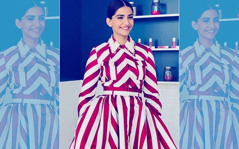 Cannes 2018: Sonam Kapoor's Red & White Outfit Will Make You Yearn For An Early Christmas