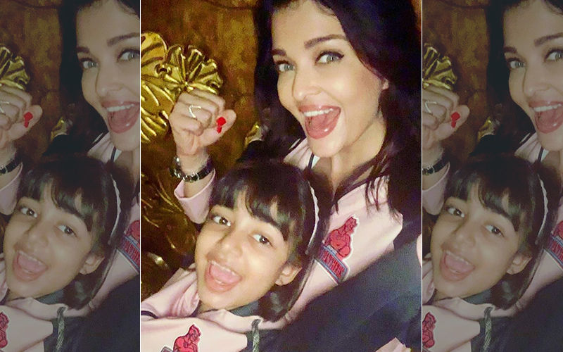 Aaradhya Bachchan Cheers For Daddy Dearest Abhishek Bachchan's Team Jaipur Pink Panthers; Aishwarya Rai Bachchan Shares A Picture