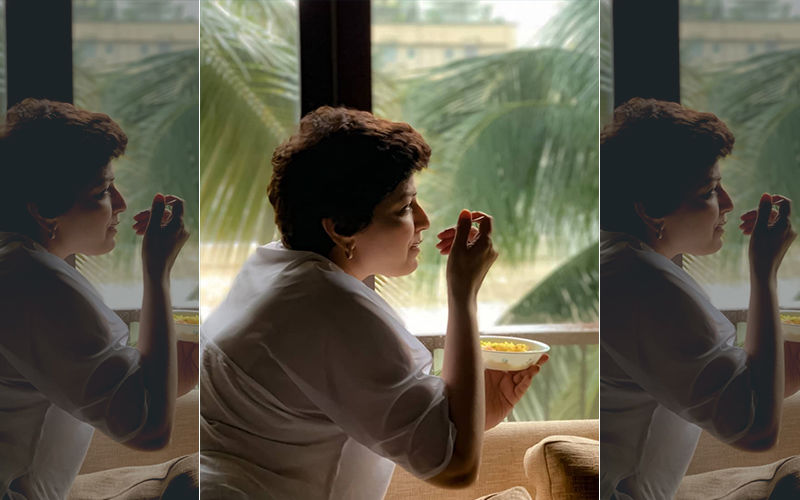 Sonali Bendre Enjoys The Mumbai Weather With Some Kanda Pohe And Tea