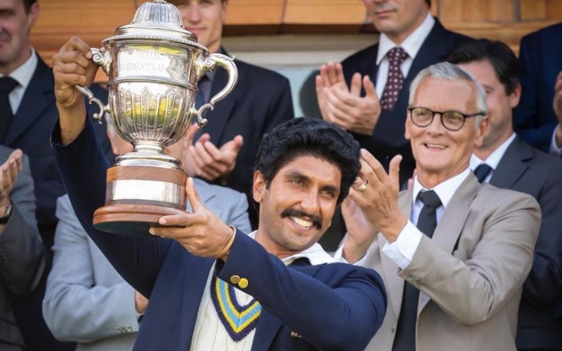 '83: Ranveer Singh Lifts The World Cup Trophy Post The Win; Uncanny Resemblance With Kapil Dev Gets Us Bowled
