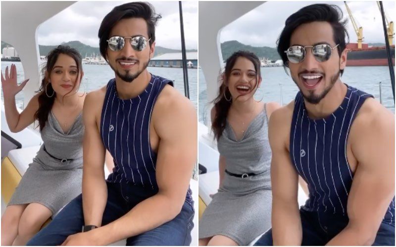 TikTok Star Faisal Shaikh AKA Mr Faisu And Jannat Zubair Enjoy The Ocean Waves In A Fancy Yacht – VIDEO