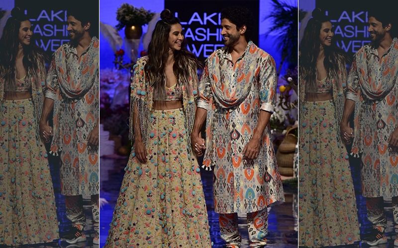 Lakme Fashion Week 2019, Day 1: Showstoppers Farhan Akhar And Shibani Dandekar Walk The Ramp Hand-In-Hand For Payal Singhal