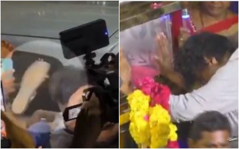 WHAT! Thalapathy Vijay Gets Attacked As An Unidentified Person Throws Slipper At Leo Star At Vijayakanth's Funeral - WATCH VIRAL VIDEO