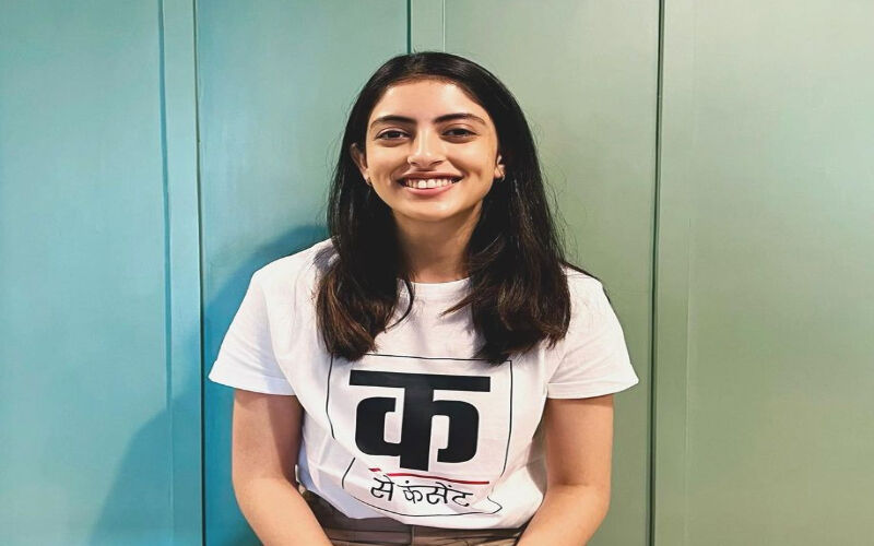 Navya Naveli Nanda Looks Chic In Her 'Consent T-Shirt', Gets A Reaction From Grandfather Amitabh Bachchan, BFFs Suhana Khan And Ananya Panday