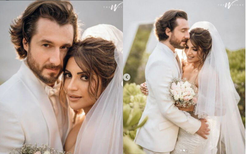 CONGRATULATIONS! Shama Sikander And James Milliron Are Married, Actress Looks Beautiful In A White Gown -PICS INSIDE