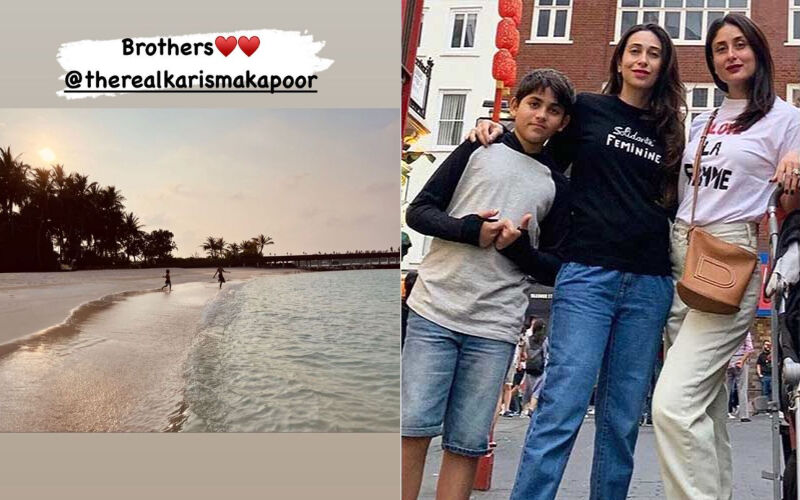 INSIDE Kareena Kapoor’s Maldives Vacay With Kids, Actress Shares A Picture Of ‘Brothers’ Taimur And Kiaan Running On The Beach-See PHOTO