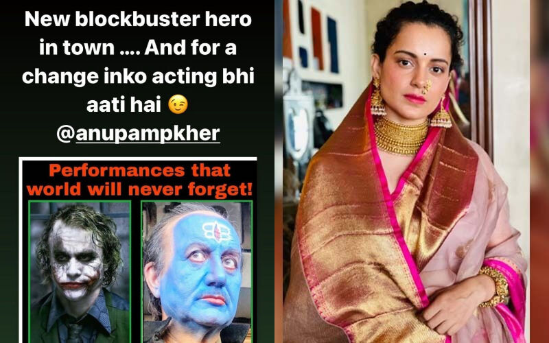 Kangana Ranaut Showers Praise On Anupam Kher For His Performance In 'The Kashmir Files', Calls Him 'New Blockbuster Hero'