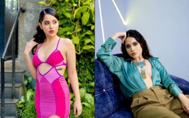 Urfi Javed looks drop dead gorgeous in transparent bralette and