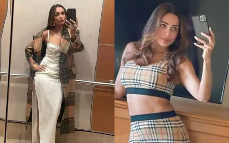 Malaika Arora Ups The Hotness Quotient In  A White Slip Satin Dress; Jokes, 'Mirror Mirror On The Wall, When Can I Go The Mall'