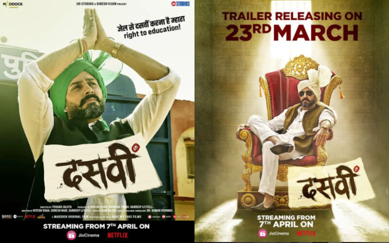 Dasvi Trailer OUT: Abhishek Bachchan As Desi Corrupt Politician Wins Hearts, Yami Gautam Looks Fierce And Nimrat As Bimla Devi Is A Surprise For Fans