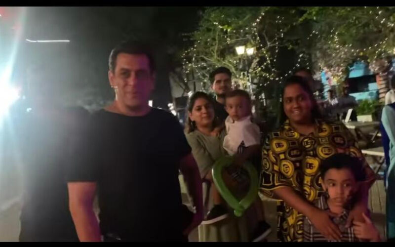 Salman Khan Celebrates Nephew Ahil's Birthday As He Turns 6; Actor Is All Smiles As He Watches Fire Stunts With Him And Sister Arpita -WATCH VIDEO