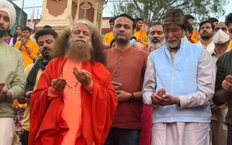 Amitabh Bachchan Visits Rishikesh, Performs Ganga Aarti With Swami Chidananda Saraswati; Says, 'The Ganga Provokes Divinity' -See PICS