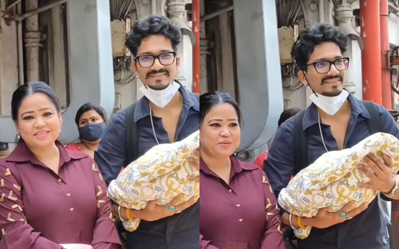 Bharti Singh-Haarsh Limbachiyaa Make FIRST Appearance With Their Baby Boy, Couple Is All Smiles -VIDEO INSIDE
