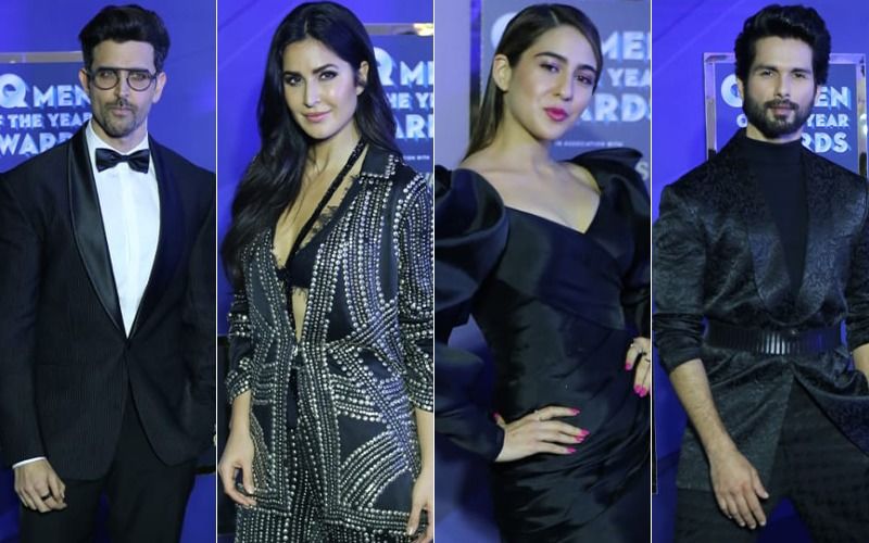 GQ Men Of The Year Awards 2019: Shahid Kapoor, Katrina Kaif, Hrithik Roshan, Sara Ali Khan; Stars Who Set The Red Carpet On Fire