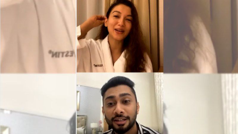 Bigg Boss 14: Gauahar Khan's Alleged Boyfriend Zaid Darbar Joins Her On Live Chat With Fans; Actress Warns Him To Not Share Any Deets
