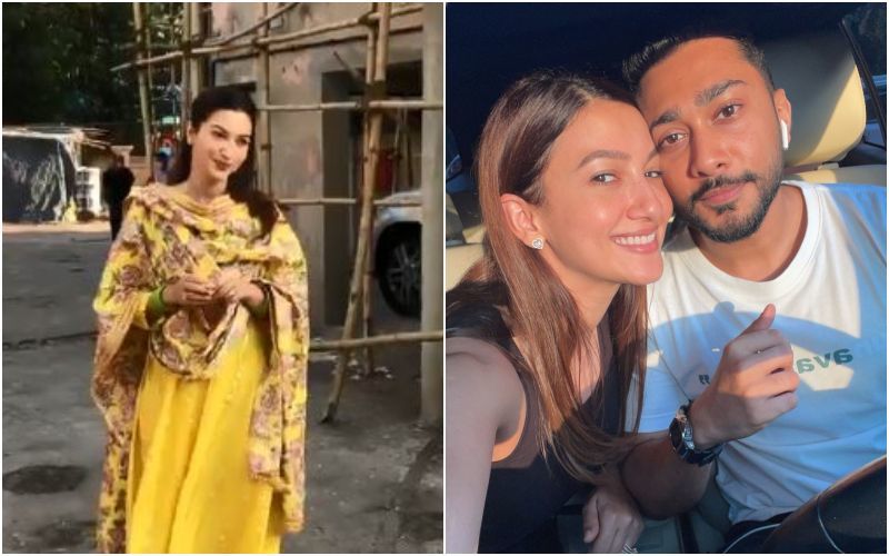 Bride-To-Be Gauahar Khan Can't Stop Blushing As She Leaves For Her And Beau Zaid Darbar's Wedding - VIDEO