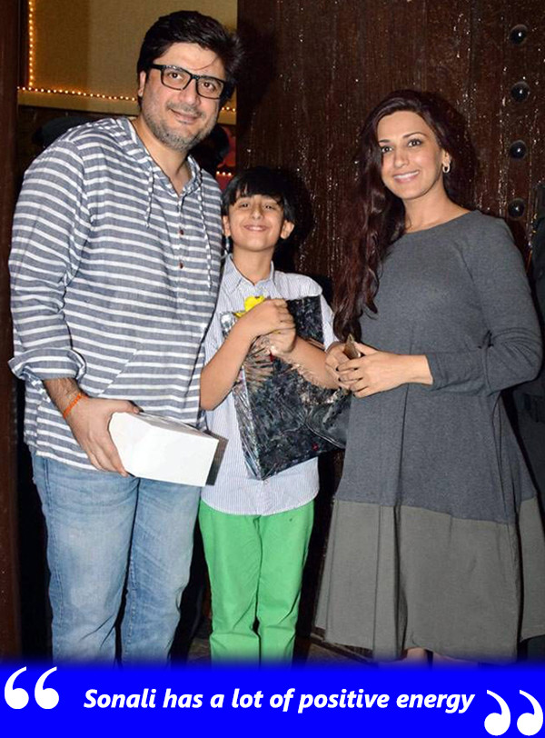 Goldie Behl And Sonali Bendre With Their Son