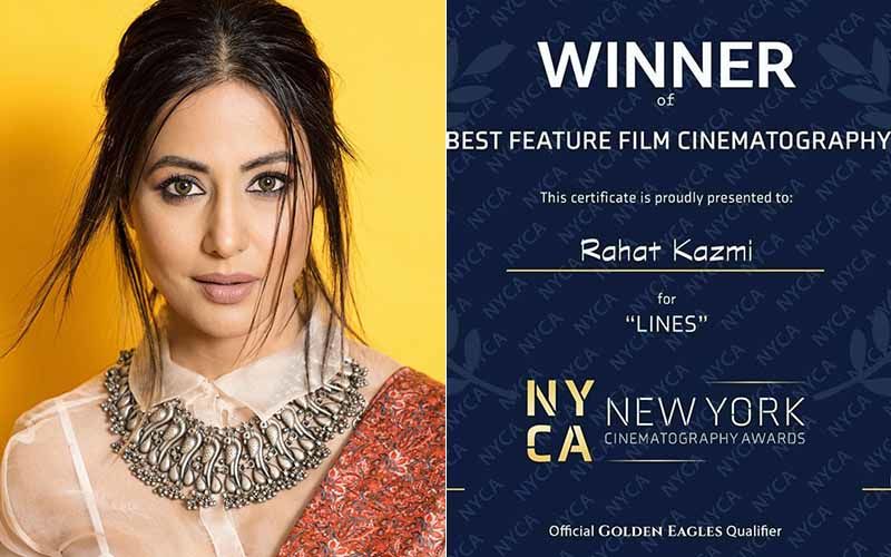 Hina Khan’s Debut Film Lines Bags 'Best Feature Film’ Trophy At New York Cinematography Awards; Actress Can't Keep Calm