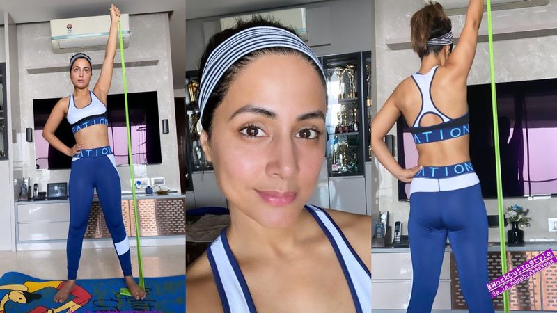 Coronavirus Lockdown: Amid Shutdown Of Gyms, Hina Khan Pledges To Take Care Of Her Body; Shares Her #WorkoutFromHome Video