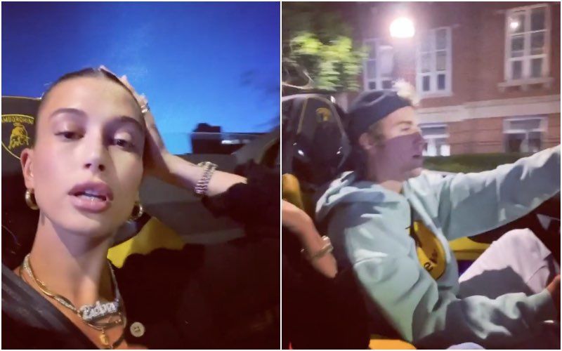 Hailey Baldwin And Justin Bieber Go On A Long Drive While Listening To Pop Music Amidst Lockdown