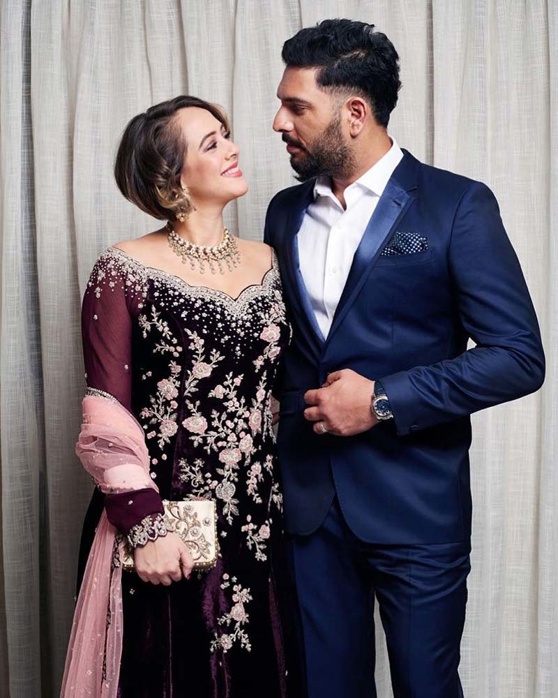 Hazel Keech With Yuvraj Singh