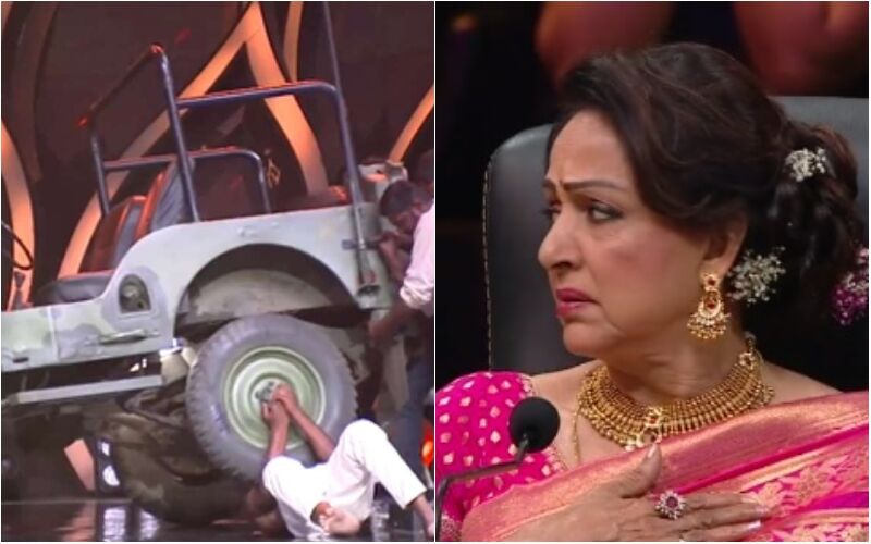 Hunarbaaz: Hema Malini Undergoes EMOTIONAL ROLLERCOASTER As A Contestant Lets Jeep Run Over Him During Act-WATCH!