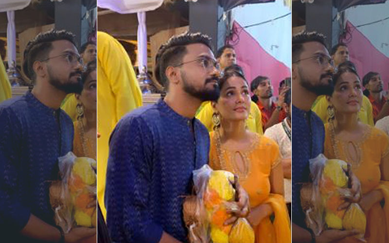 Ganeshotsav 2019: Hina Khan And Boyfriend Rocky Jaiswal Visit Lalbaugcha Raja To Seek Divine Blessings