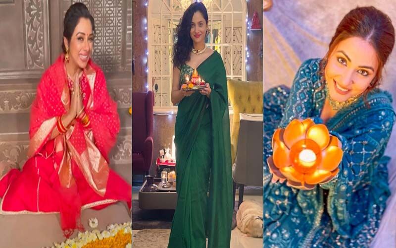Diwali 2021: Rupali Ganguly, Ankita Lokhande, Hina Khan, Rahul Vaidya, Shaheer Sheikh Join Others In Wishing Fans On The Special Occasion -PICS And VIDEOS Inside