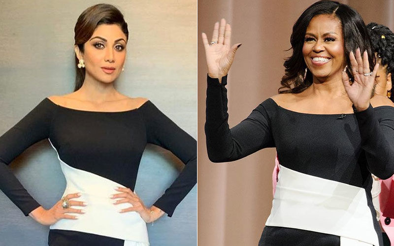 Hold Your Breath...Shilpa Shetty And Michelle Obama Are Shirt Twins