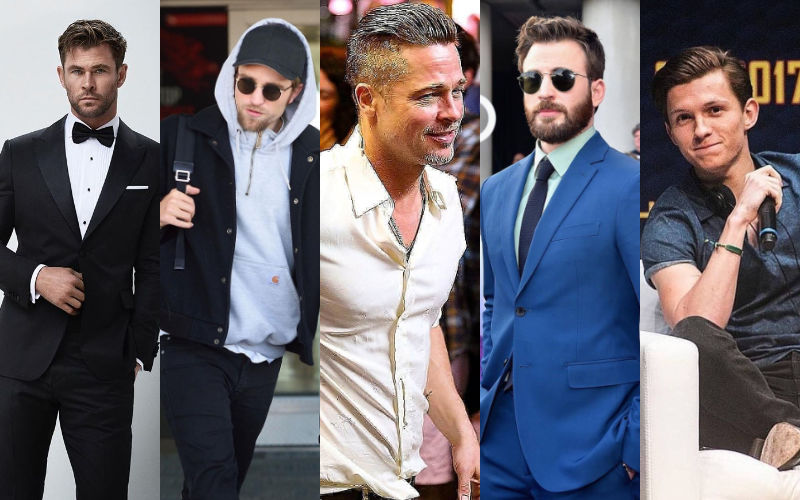 HOLLYWOOD'S HOT METER: Brad Pitt, Chris Evans, Robert Pattinson, Tom Holland Or Chris Hemsworth?