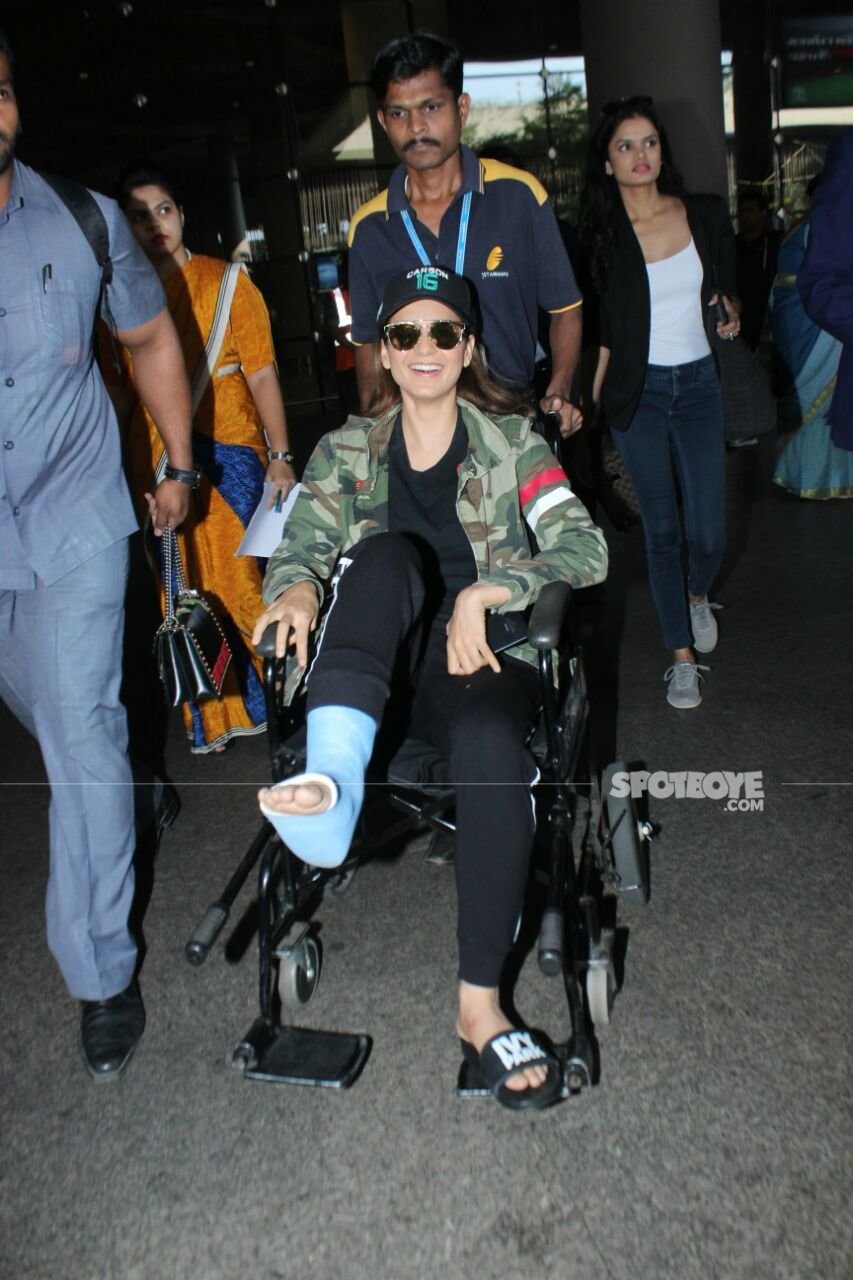 kangana ranaut injured