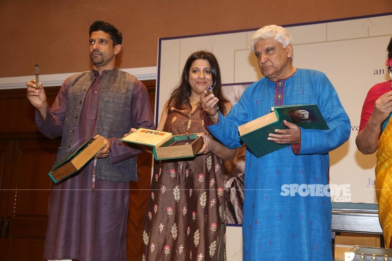 Farhan Zoya and Javed Akhtar