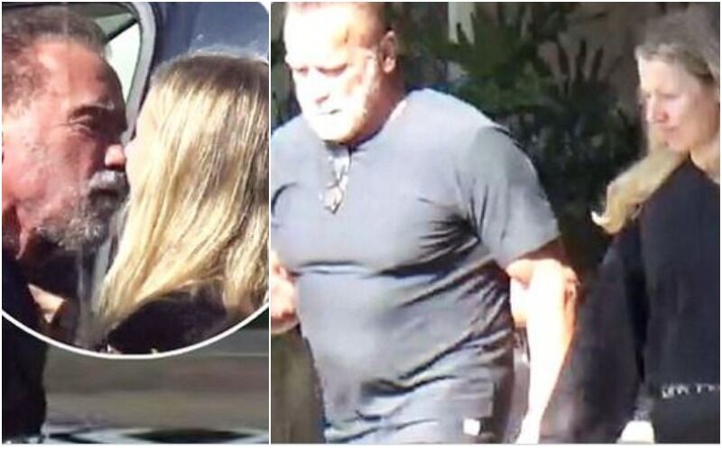 Arnold Schwarzenegger Spotted Kissing A Mystery Woman While On A Bicycle Ride In Santa Monica Amid Romance With Girlfriend Heather Milligan - SEE PIC